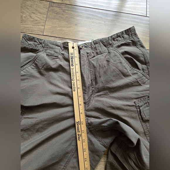 Eddie Bauer Mens Green Zip Off Cargo Pants  32x30 - Picture 3 of 11